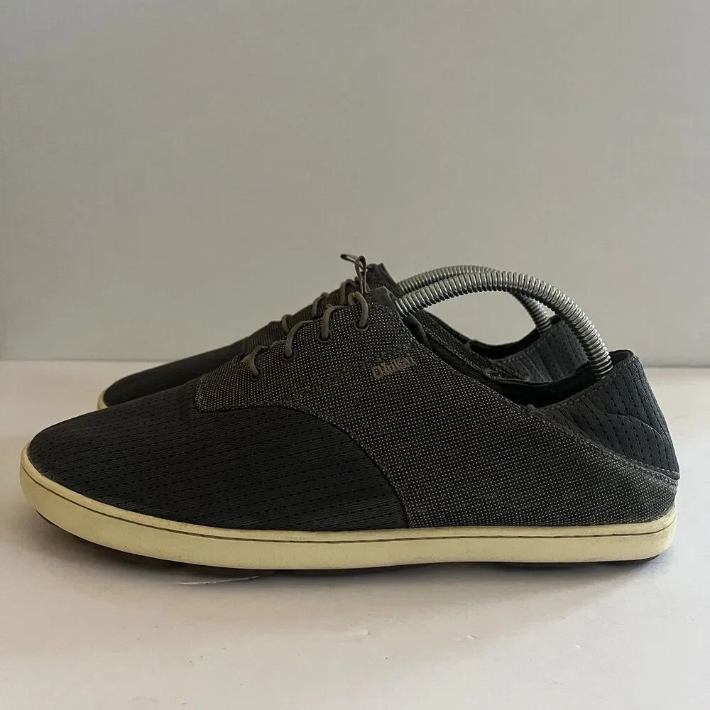 Olukai Nohea Moku Mens Shoes Drop In Heel Mesh Sneaker Casual Comfort SZ 10